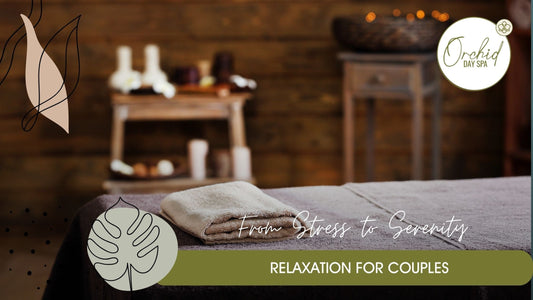 Cozy spa setup with folded towels and ambient lighting, perfect for couples seeking relaxation through a massage near me.