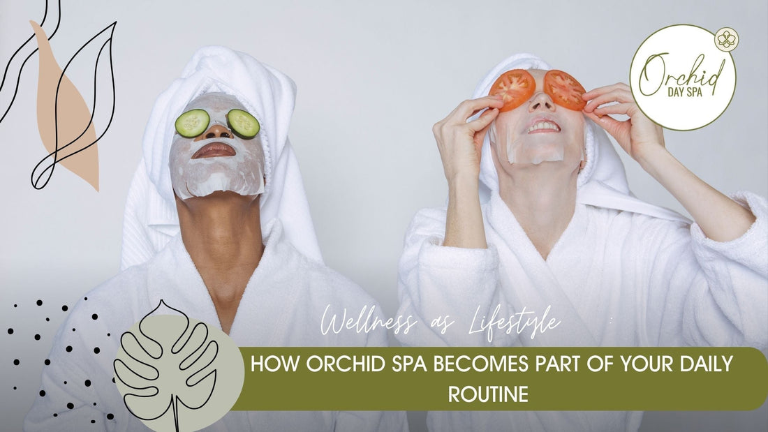 Two people enjoying the couples spa packages while relaxing in white gowns with face masks, cucumbers on their eyes, and a serene ambiance promoting wellness
