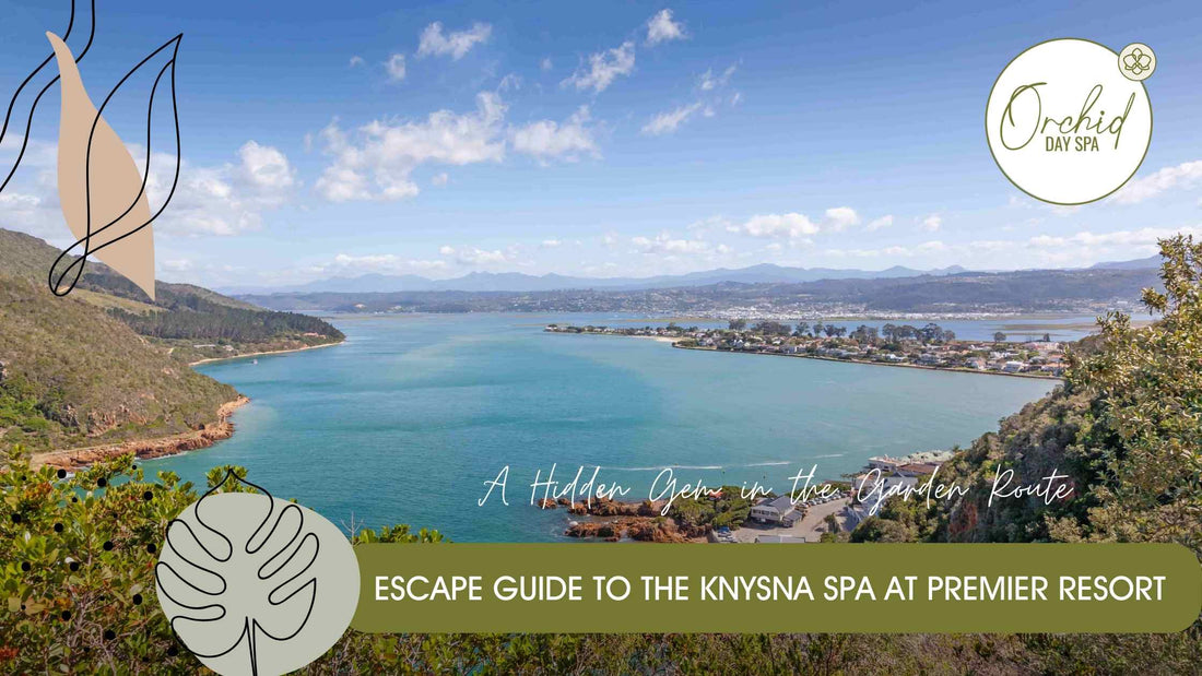 Aerial view of Premier Resort in Knysna, home to the tranquil Orchid Day Spa — a hidden gem spa retreat along South Africa’s scenic Garden Route