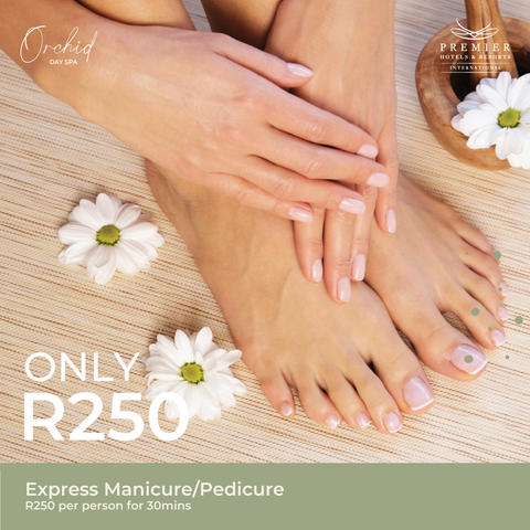 Express Manicure or Pedicure 30mins