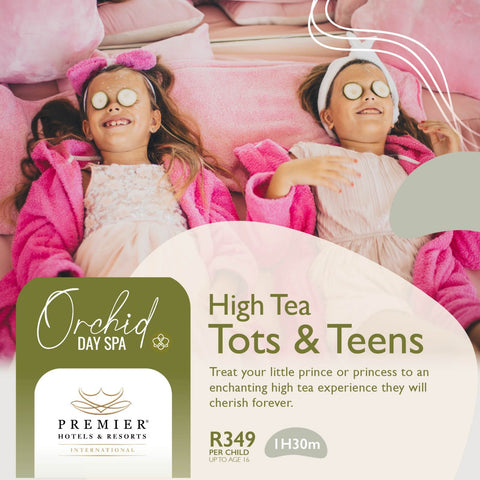 Tots & Teens High Tea: 1h30mins