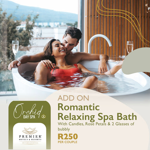 Add on Romantic Spa Bath- 15mins to 20mins