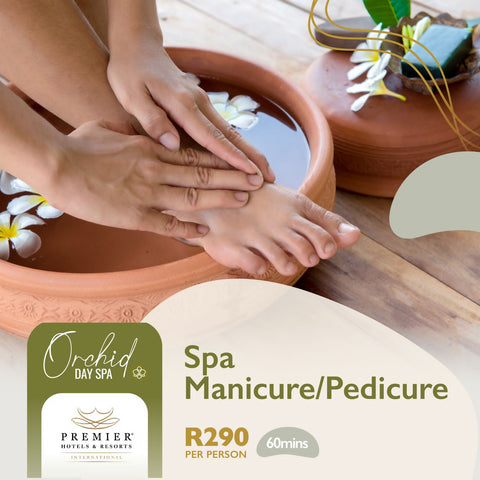 Spa Manicure or Pedicure -1hour