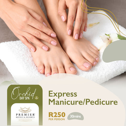 Express Manicure or Pedicure 30mins