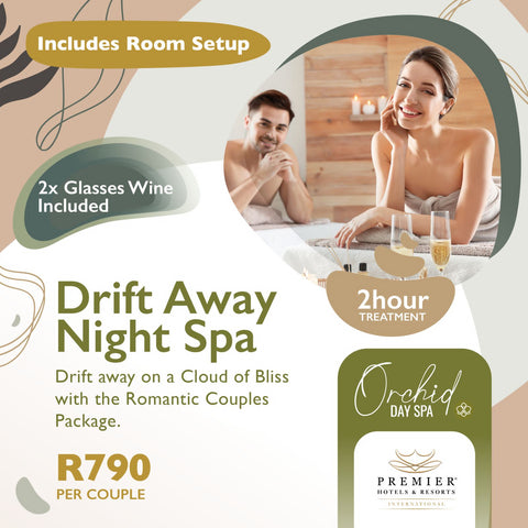 Drift Away Couples Spa- 2hours